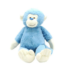 Animales de juguete suave Peluche de peluche de mono azul